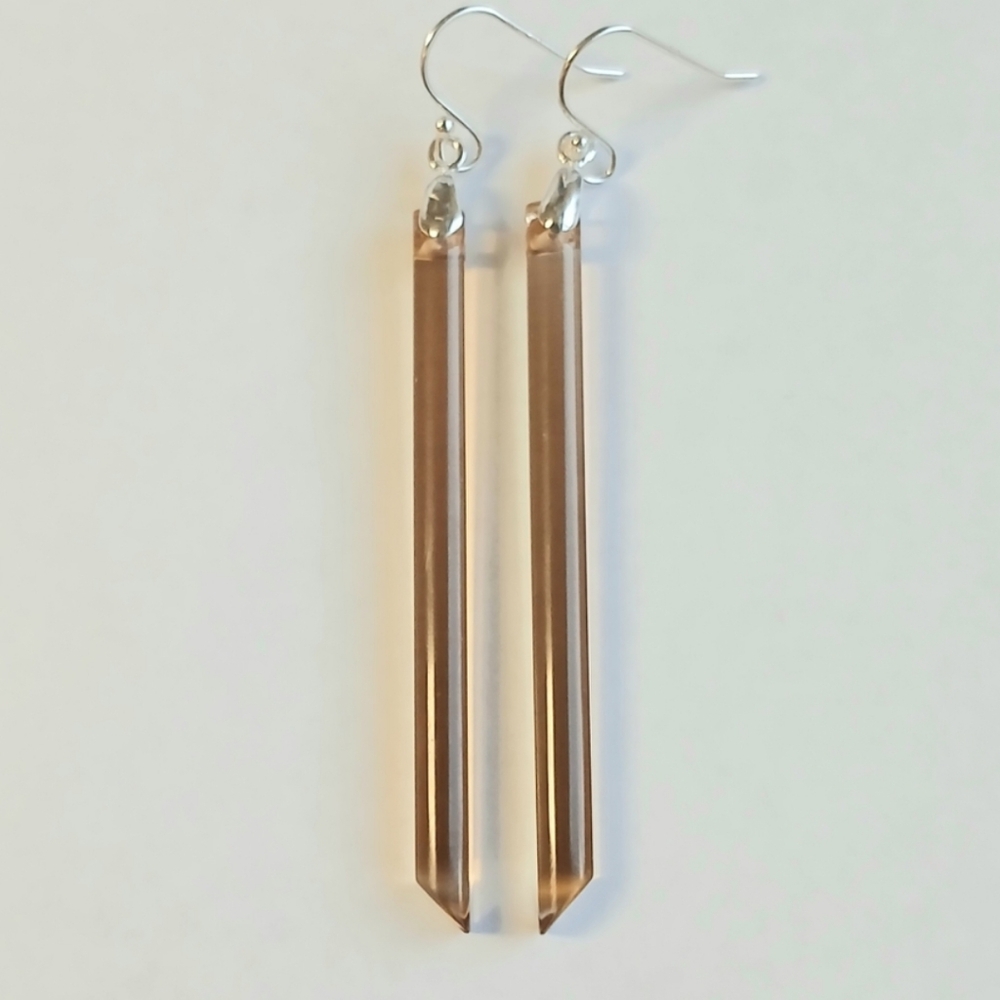 Yellow Quartz Gemstone Earrings with 925 Sterling Silver Findings